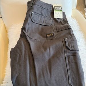 NWT - Duluth Trading Co Men's MAGNET color Fleece lined Cargo Pants: 38 x 34